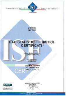 Attestato di certificazione Isfcert